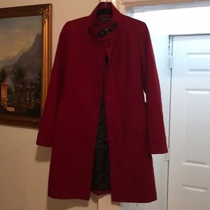 Red wool jacket
